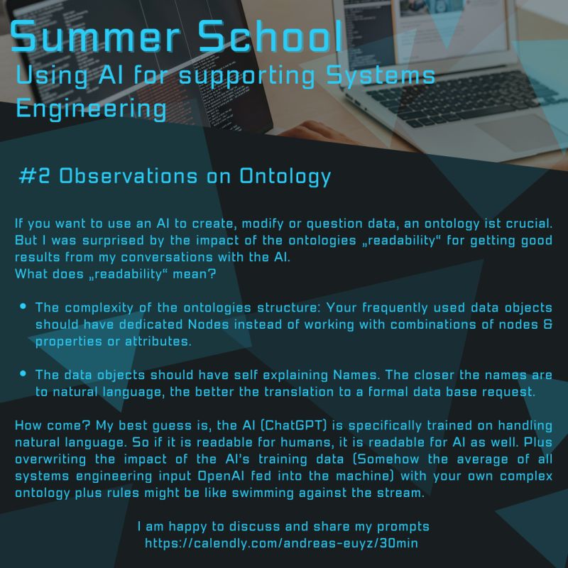 Summer School #2: Observations on Ontology